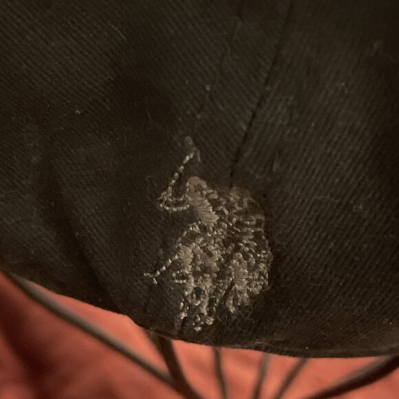 Polo Navy Blue Drivers Cap Hat Golf Hat Embroidered Logo Newsboy‎ L/XL U.S. Polo - Picture 5 of 8